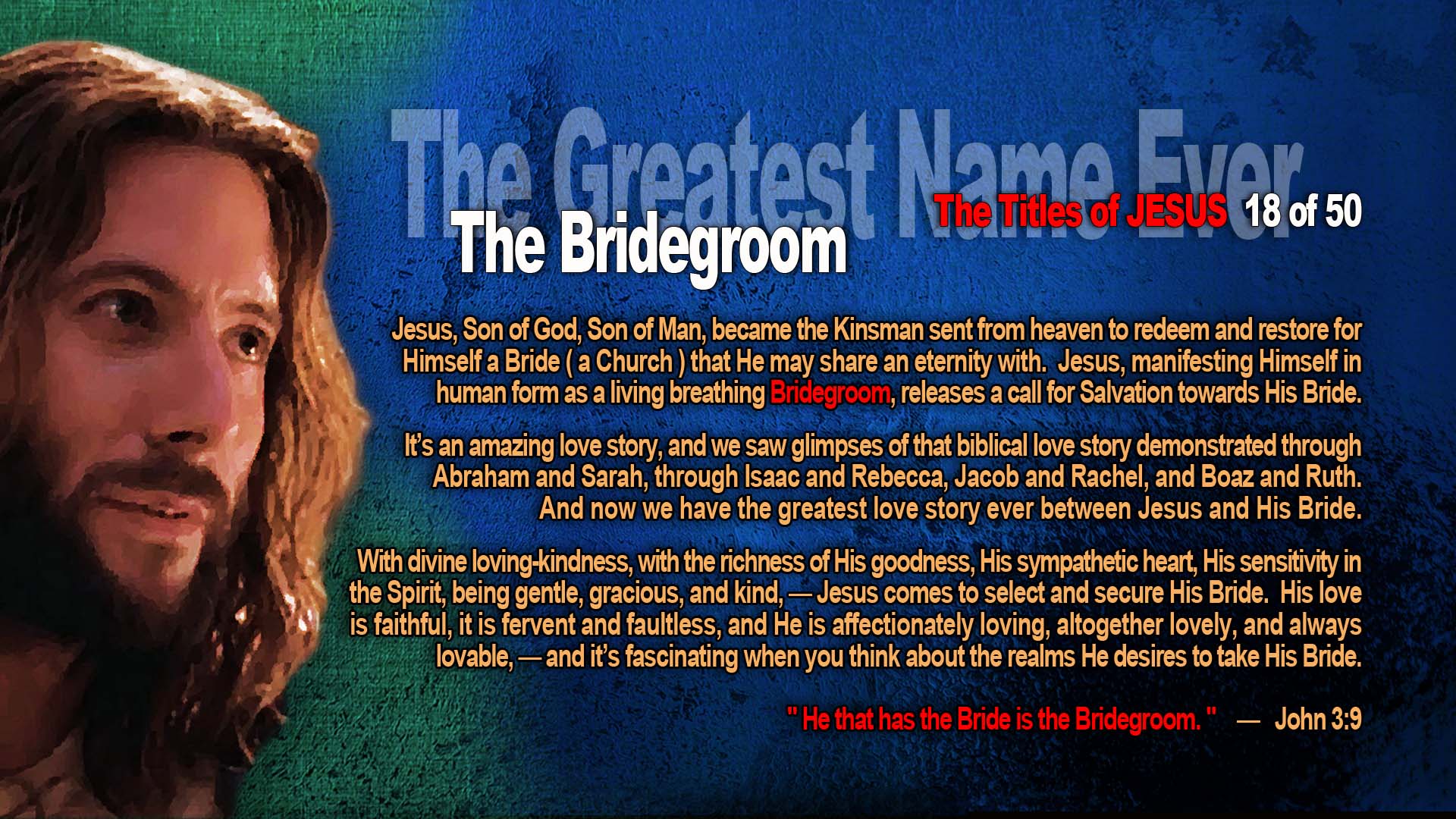 18 GreatestName bridegroom