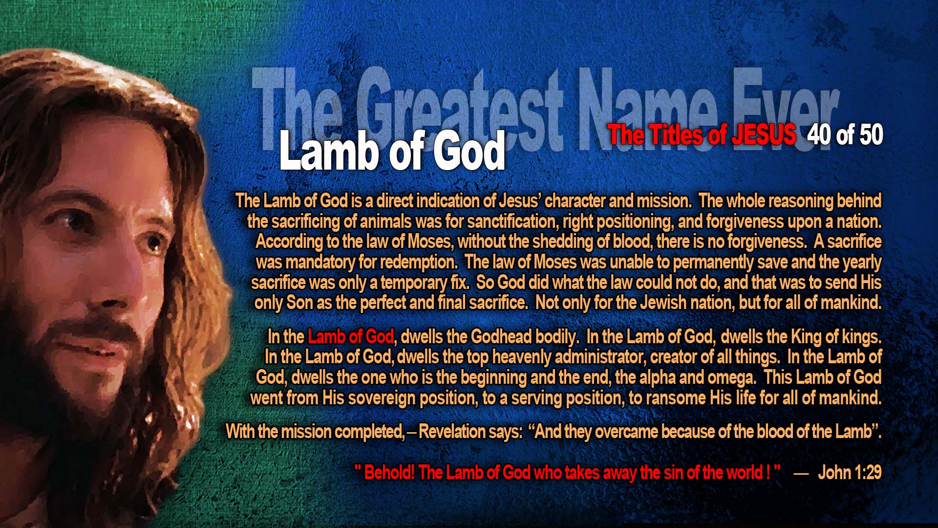 40 GreatestName Lamb