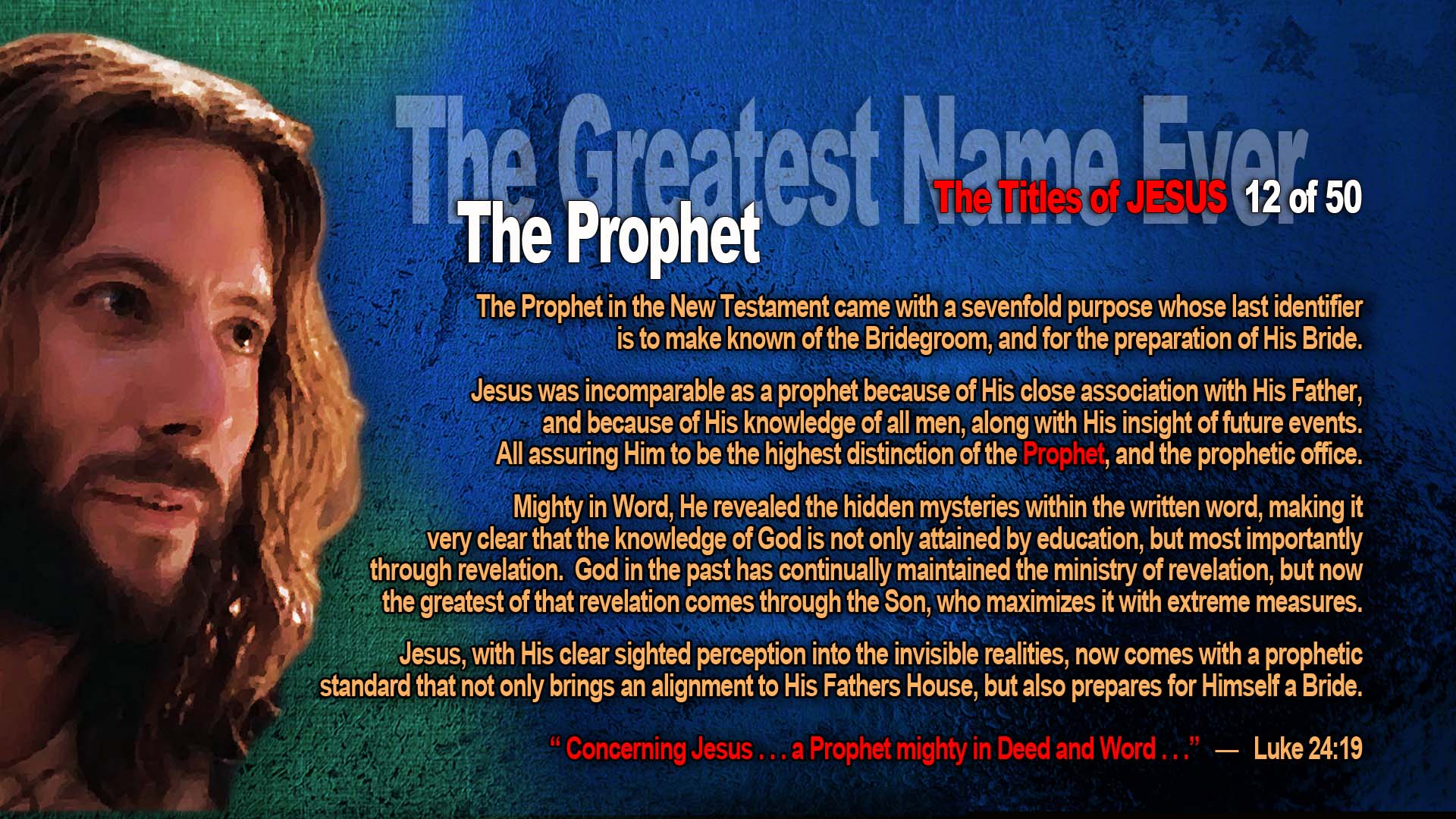 12 GreatestName Prophet